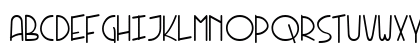 Kneebls Regular Uppercase Preview