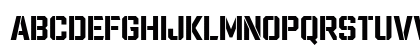 Wargate Normal Uppercase Preview