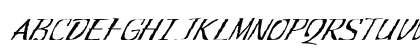 WARPED30 HU Italic Preview