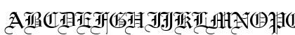 WeddingText BT Regular Uppercase Preview