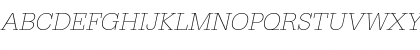 URWEgyptienneTExtLigWid Oblique Font