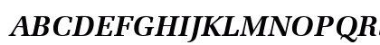 URWLatinoT Bold Italic Uppercase Preview
