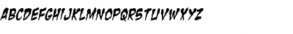 Zombie Guts Yanked Italic Font