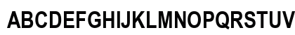 Arial Narrow Hu Bold Preview