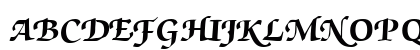 ZabriskieScriptSwashHeavy Regular Uppercase Preview