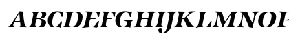 Zapf International Bold Italic Uppercase Preview