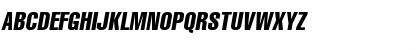 AGLettericaCompressedC Italic Font