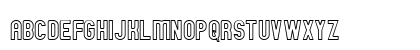 Zillah Modern Ouline Regular Uppercase Preview