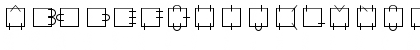 AlphaGeometrique Square Font