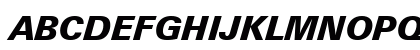 Zurich Blk BT Black Italic Preview