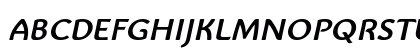Bainsley Bold Italic Uppercase Preview