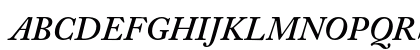 Adobe Caslon Semibold Italic Preview