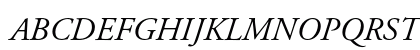 Adobe Garamond Pro Italic Preview
