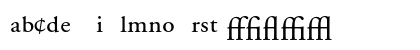 Adobe Garamond Regular Expert Uppercase Preview