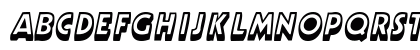 BeurketShadowSSK BoldItalic Uppercase Preview