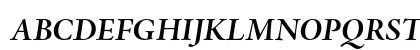 Adobe Jenson Pro Bold Italic Subhead Preview
