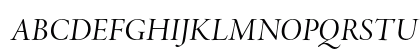 Adobe Jenson Pro Italic Display Preview