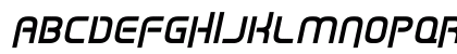 ALIEN CYBERNETICS Italic Uppercase Preview