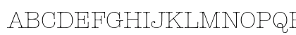 ITC American Typewriter LT Light Preview
