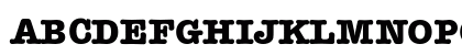 ITC American Typewriter Bold Preview