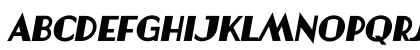 Artisual Deco Black Italic PERSONAL USE ONLY PERSONAL USE ONLY Regular Uppercase Preview