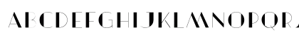 Artisual Deco Thin PERSONAL USE ONLY PERSONAL USE ONLY Regular Uppercase Preview