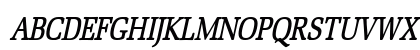 Bid Roman Thin Bold Italic Uppercase Preview