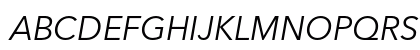 Avenir Next LT Pro Italic Preview