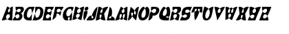BrashDisplayCaps Italic Font