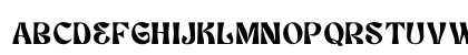 Balmore Regular Uppercase Preview