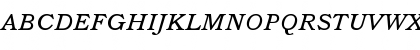 Bookman Italic Font