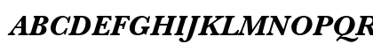 Baskerville MT Std Bold Italic Preview
