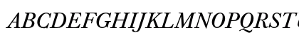 Baskerville T Regular Italic Preview