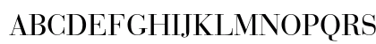 BauerBodoni Regular Preview
