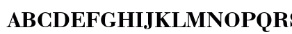 Bauer Bodoni T Demi Bold Uppercase Preview