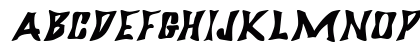 BigDaddyExtended Oblique Uppercase Preview