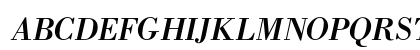 BodoniICG Italic Uppercase Preview