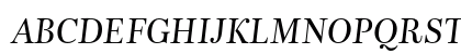 Bohemia LT Std Italic Preview