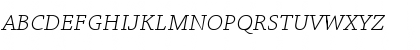Chaparral Pro Light Italic Font