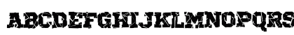 Broken Regular Uppercase Preview