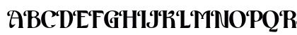 Broodim Regular Uppercase Preview