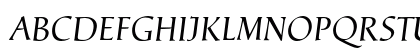 Byngve LT Std Italic Uppercase Preview