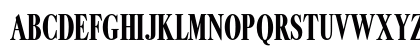CaslonFB BoldExtraCondensed Uppercase Preview