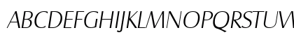 BillyBecker-ExtraLight Italic Uppercase Preview