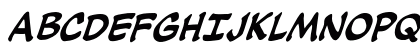 CCSoothsayer Italic Uppercase Preview