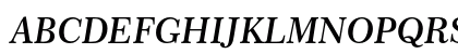 Century 751 Semi Bold Italic Uppercase Preview
