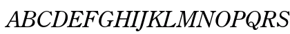 Century Oldstyle Italic Preview