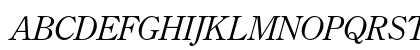 Century OS MT Std Italic Preview