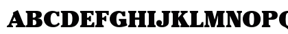 ITC Cheltenham Std Ultra Uppercase Preview