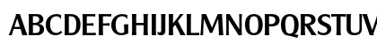 Cleargothic-Medium Regular Uppercase Preview